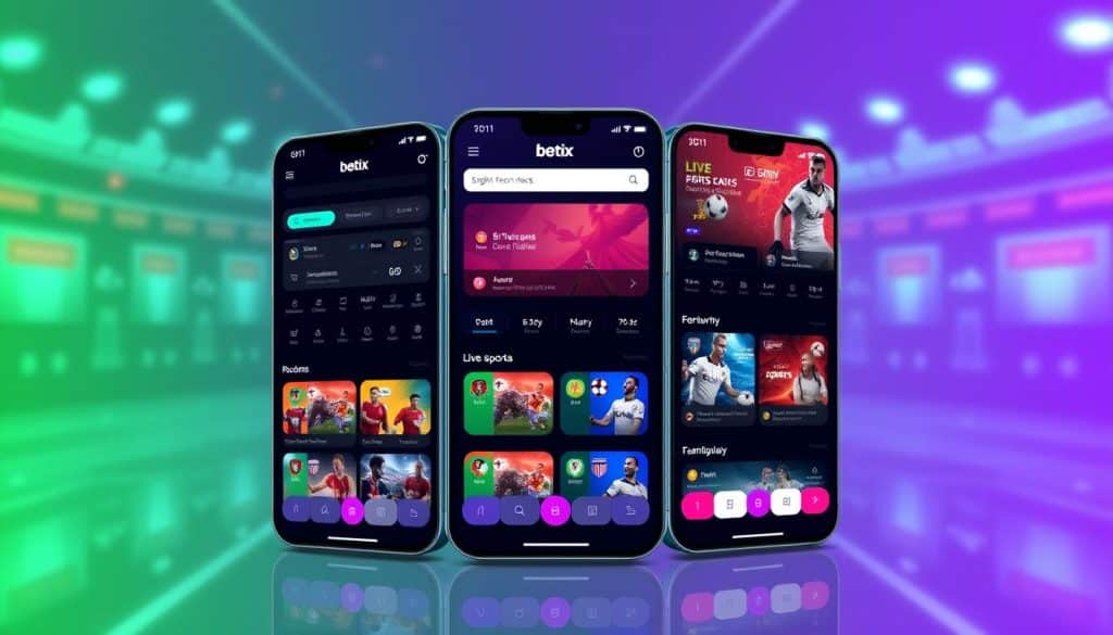 Betix Mobile App Interface