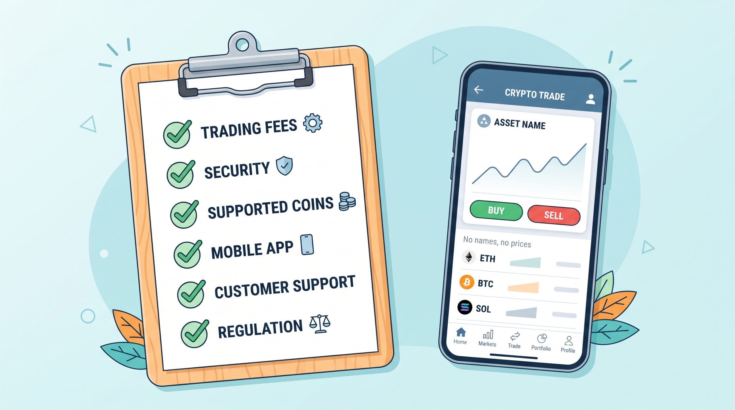 Top Crypto Exchanges and Apps: Unveiling the Best 1 Checklist of factors for comparing crypto exchanges and apps: trading fees, security, supported coins, mobile app, customer support, and regulation.